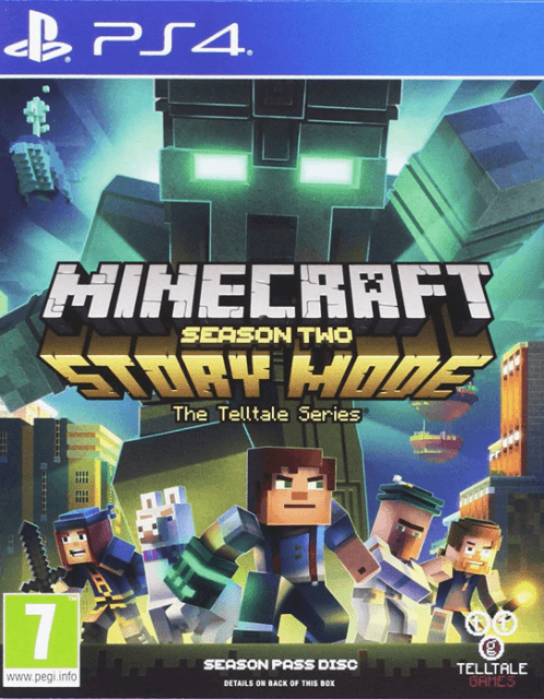 Minecraft: Story Mode Season Pass box art for Playstation 4